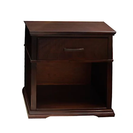 Nightstand with One Drawer